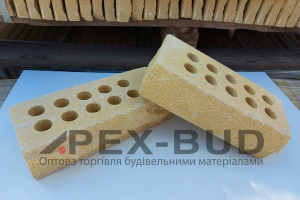 КУпить кирпич скала желтый недорого