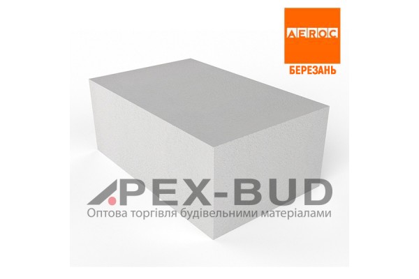 Газоблок Aeroc 300х200х610 D300 Березань Гладкий Газоблок Aeroc 300х200х610 D300 Березань Гладкий