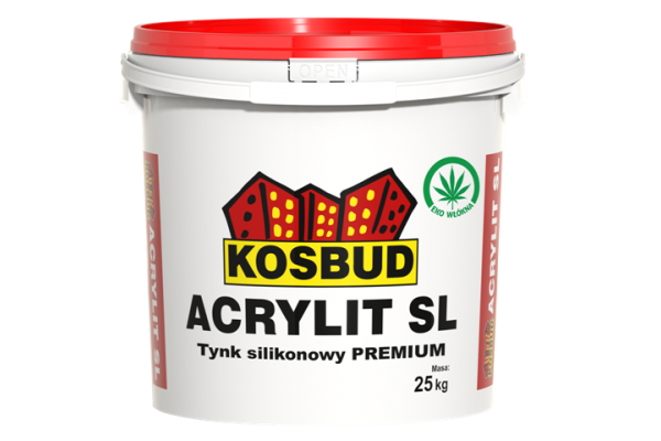 Декоративна штукатурка силіконова Acrylit-SL (Baranek, Kornik)